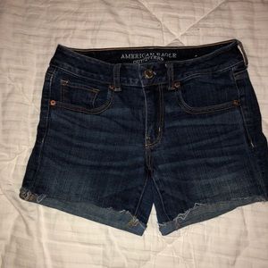AEO Dark Wash Shorts
